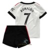 Officiële Voetbalshirt + Korte Broek Manchester United Ronaldo 7 Uit 2022-23 - Kids